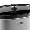KitchenAid 6Quart Slow Cooker, Stainless Steel with Glass Lid, Digital