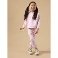 thumbnail image 5 of Little Star 100% Organic Cotton 2-Piece Toddler Girl Sweatshirt and Pant Set, 5 of 9