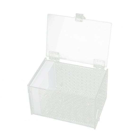 Masteelf  Praying Mantis Breeding Box Crested Gecko Accessories Tank Pet Feeder White