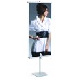 thumbnail image 1 of GripGraphic Banner Stands 24 in. Gripgraphic Stand Doublesided- Silver, 1 of 1