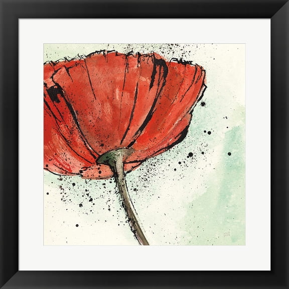 Not a California Poppy I by Chris Paschke, Framed Wall Art, 19.5W x 19.5H