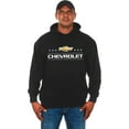 thumbnail image 2 of JH Design Men's Chevy Pullover Hoodie American Flag 2 Sided Sweatshirt, 2 of 7