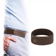 thumbnail image 1 of 2pcs Titan No Buckle Elastic Belt For Men-Fits 1.5 Inch Belt Loops ComfortDark brownL, 1 of 1