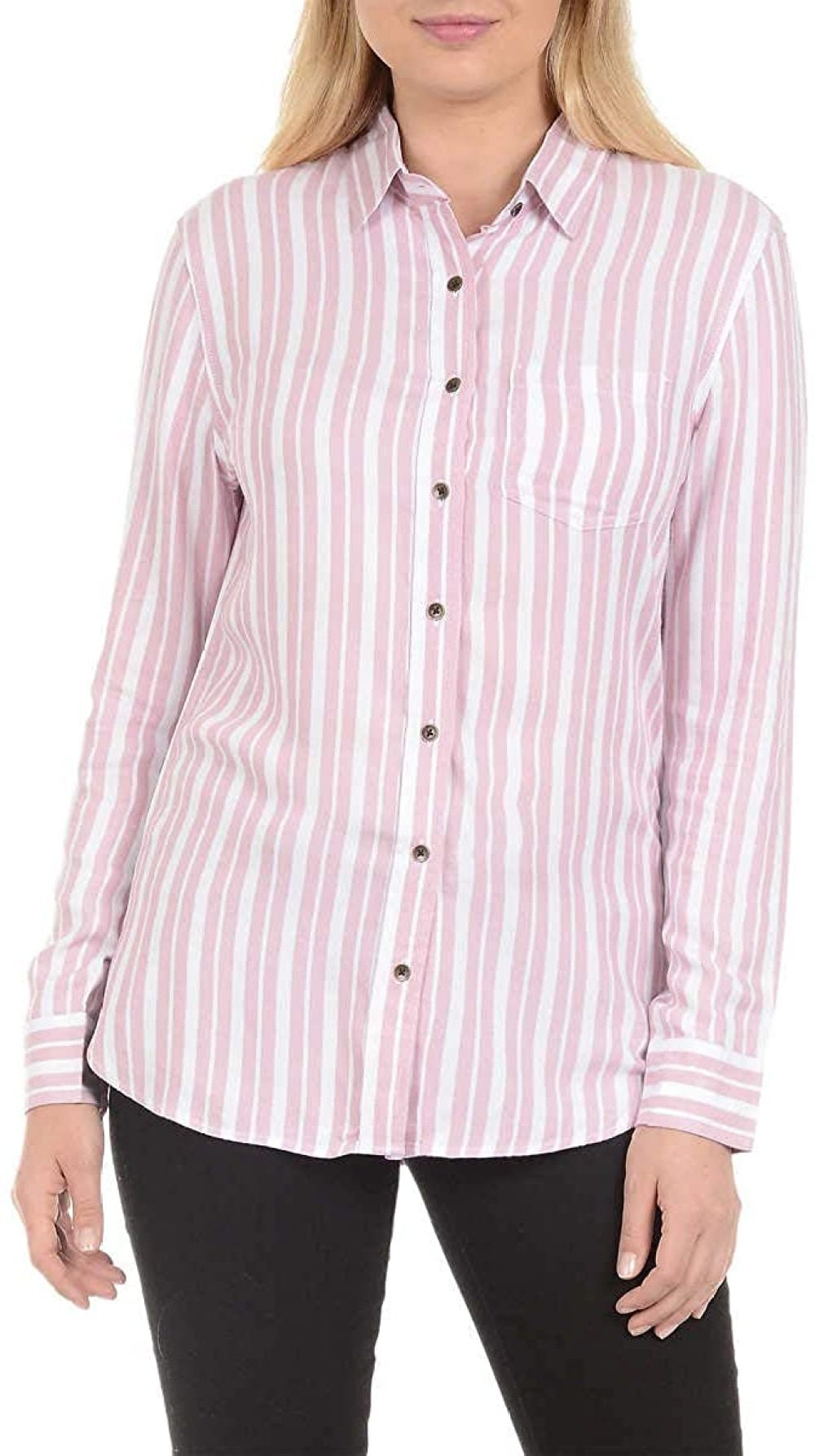 Jachs Girlfriend Women's Button Down Sleeveless Spring/Summer Shirt/Top 