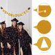 thumbnail image 4 of ColoMX Temporada de graduación Banner Papel Papel Partido Partido Banner Partido Ornamento Colgante, 4 of 8