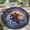 Headless Horseman Cat, variant on Round Area Rug, Dragonfly4 Non-Slip Floor Mat, Soft Washable Carpet for Living Room Bedroom Decor 31 Inch