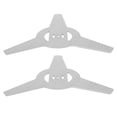 thumbnail image 4 of 2 cuchillas de acero inoxidable para desbrozadora de 3 dientes, cuchillas antienrollamiento, accesorios para deshierbe, 20 cm de largo, 4 of 14