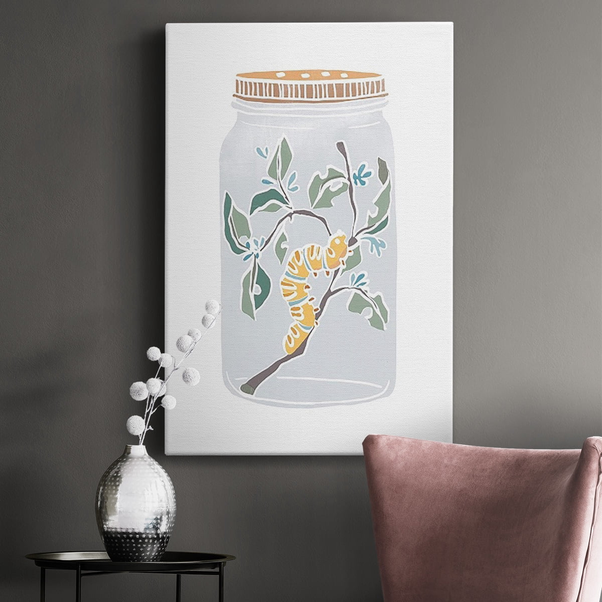 Nature Jar IV Premium Gallery Wrapped Canvas - Ready to Hang