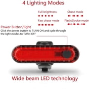 USB Rechargeable Bike Light Super Bright Bicycle Lights Headlight Triple Flashlight Front Light Waterproof - Riding Cycling Camping
