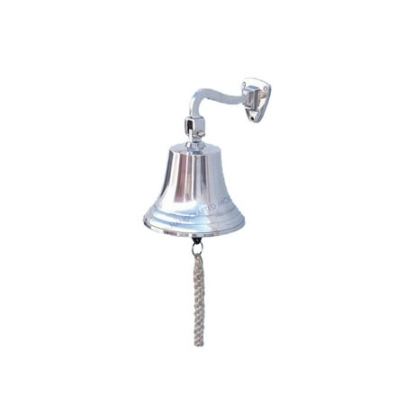 Chrome Hanging Ship's Bell 11
