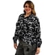 thumbnail image 2 of Blusa asimetrica talla extra, modelo 1965 (negro) negro 40 Roman Fashion Blusa extra 1965, 2 of 4