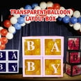 thumbnail image 1 of Mefallenssiah Transparent Box Birthday Party Surprise Box Wedding Venue Decoration Props, 1 of 8