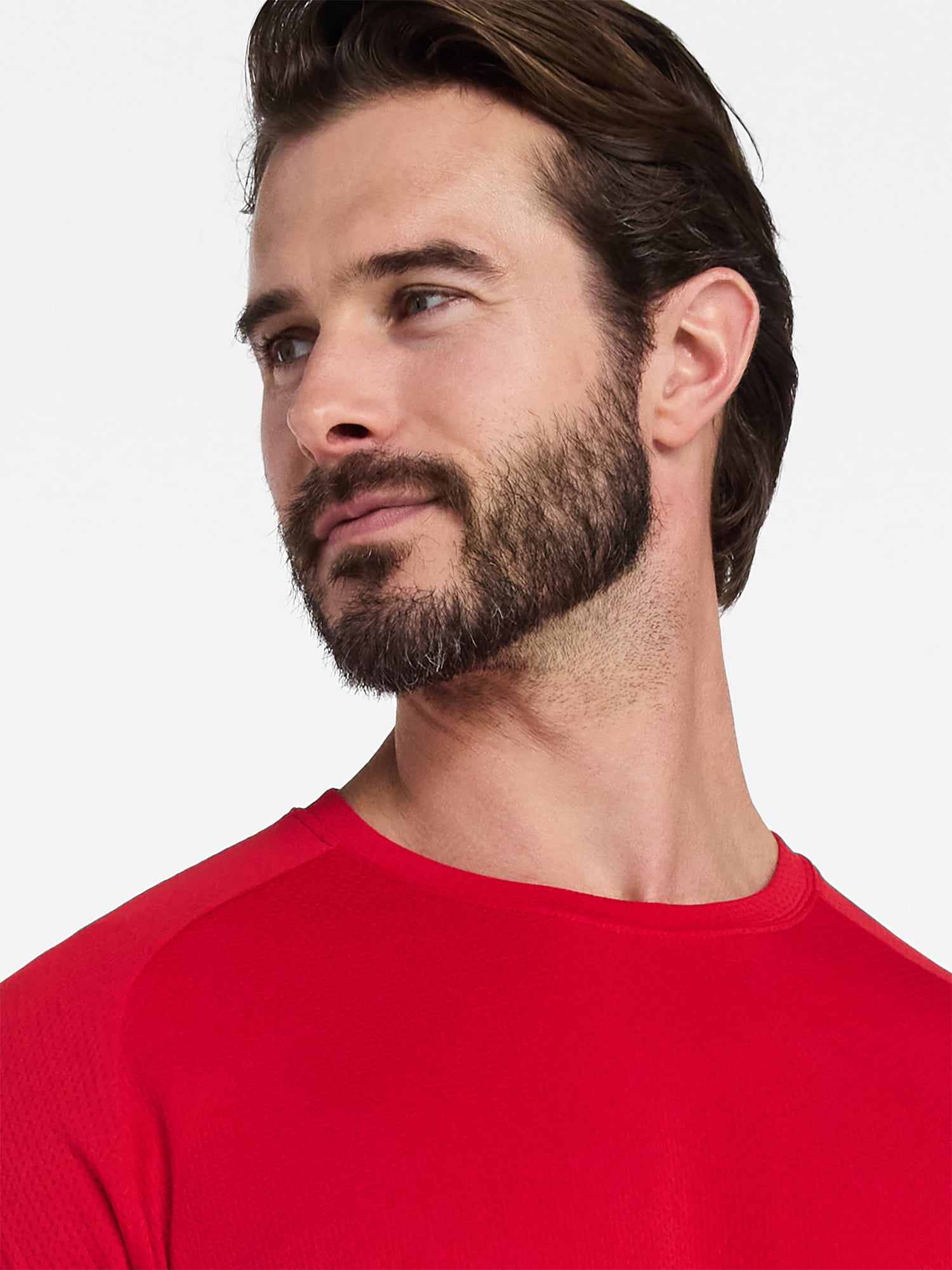 Athletic Works Men's and Big Men's DriWorks Mesh Tee with Short Sleeves, Sizes XS-5XL