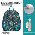 thumbnail image 5 of Ocean Themed School Backpack - Waterproof, Breathable Padded with Coral Reef Design, 5 of 6