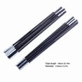 thumbnail image 2 of RUNROTOO 2 Pcs Bras de Remplacement pour Tente Fibre de Verre Noir pour Camping, 2 of 4