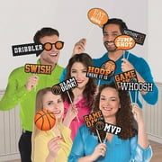 Basketball Party Photo Prop 8 1/2" x 14", 13 Ct.