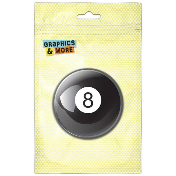 Eight Ball Pool 8 Ball Refrigerator Button Magnet