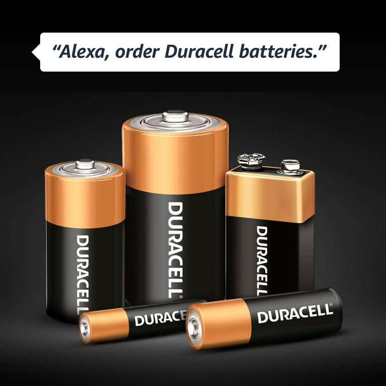  DURCEL Duracell Alkaline Battery Size Aa 1.5 V Card 4 : Health  & Household