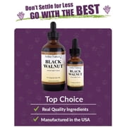 Amber NaturalZ Black Walnut for Dogs and Cats | Supports Normal Digestive & Elimination Processes 1oz
