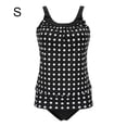 thumbnail image 4 of Greeniant Traje de baño sin mangas con espalda abierta y estampado de lunares de piezas para mujer Traje de baño S Greeniant OD001442-01, 4 of 6