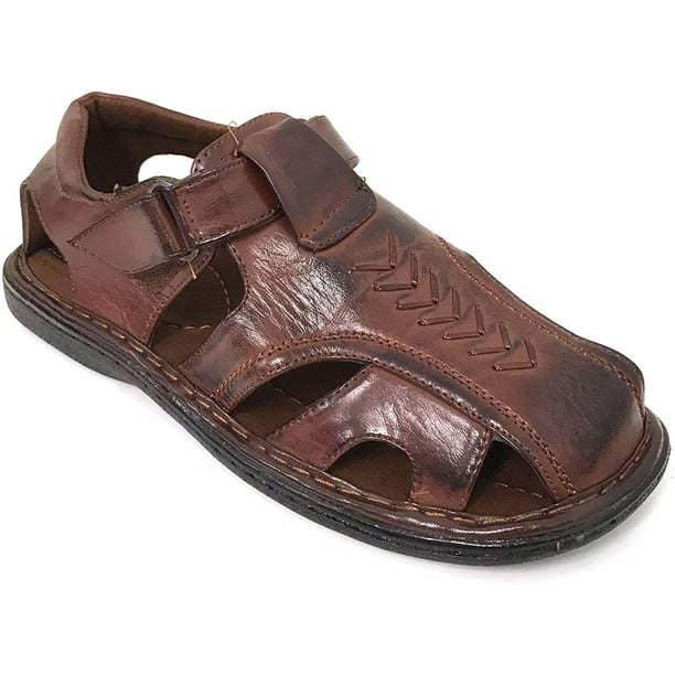 mens closed toe slippers