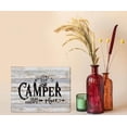 thumbnail image 2 of Welcome To Our Camper Our Happy Place Canvas Wall Art Prints Artwork Signs Framed for Campsite Porch Wall Decor Home Room RV Trailer Decor, 14X11 inch,Campers Camping Lovers Gifts, 2 of 3
