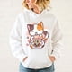 thumbnail image 2 of Sudadera con capucha con estampado divertido de gato Boba Tea, moda para mujeres y hombres, sudaderas informales, sudaderas con capucha para mujeres, 2 of 4