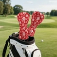 thumbnail image 5 of Yuyamidu Christmas Golf Club Head Covers for Men Women Candy Canes Golf Accessories Club Covers for Driver 3/5 Fairway Woods Hybrids, Red, 5 of 7