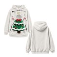 thumbnail image 6 of Christmas Santa Reindeer Pet Pouch Hoodie, Drop Shoulder Carrier Sweatshirt with Side Zip for Festive Xmas Holiday Wear, 6 of 6