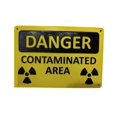 thumbnail image 2 of Danger Contaminated Area Nuclear Radiation Sign / Danger - Novelty Sign, 2 of 5