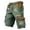 c-Dark Green, variant on Boys Cargo Shorts with Multi Pockets - Kids Casual Hiking Summer Shorts Elastic Waist Breathable Cotton Blend for Outdoor Activities,Beige,5-6 Years