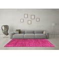 thumbnail image 3 of Ahgly Company Indoor Rectangle Abstract Pink Modern Area Rugs, 8' x 12', 3 of 4