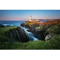 thumbnail image 2 of Claude Castor, Jean 18x13 Black Ornate Wood Framed with Double Matting Museum Art Print Titled - Ireland - Fanad Head Lighthouse, 2 of 4