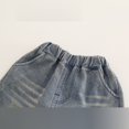 thumbnail image 3 of Toddler Boys Three Piece Outfit Set Plaid Shirt Knitted Vest and Denim Pants Casual Long Sleeve Top and Jeans, 3 of 7
