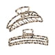 thumbnail image 2 of 2 uds. Pinzas de Metal para el cabello con estampado de leopardo hueco antideslizante para el cabello pinza para la mandíbula para mujeres que fijan el cabello Ormromra HMHZ339, 2 of 7