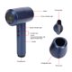 thumbnail image 4 of Secador De Pelo, Batería De 5000 MAh, Secador De Pelo Portátil Recargable Para Viaje, Ajuste De 6 Velocidades, Secador De Pelo Inalámbrico De Mano De Secado Rápido, 4 of 7