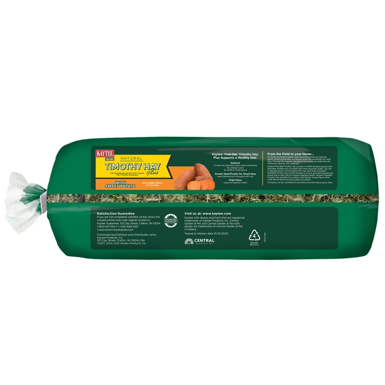 Kaytee Forti-Diet Timothy Hay Plus Sweet Potatoes, 24oz photo 7