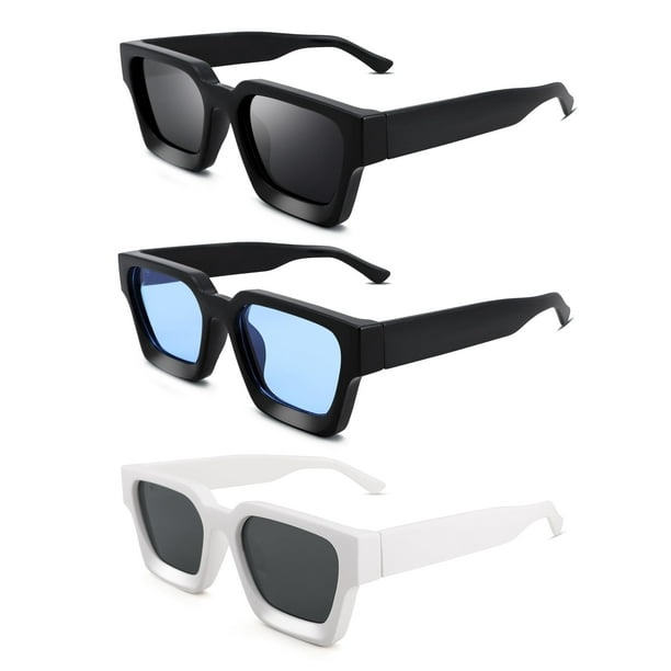 Gafas de sol Pro Acme Square Thick Frame UV400 para hombre y mujer