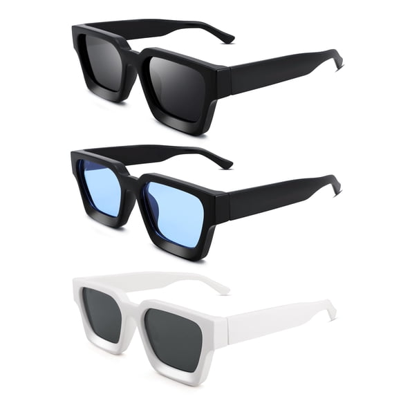 Gafas de sol Pro Acme Square Thick Frame UV400 para hombre y mujer