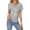 Light Gray, variant on NinXxx Women's Valentine Heart Print Round Neck Short Sleeve Dark Green XL