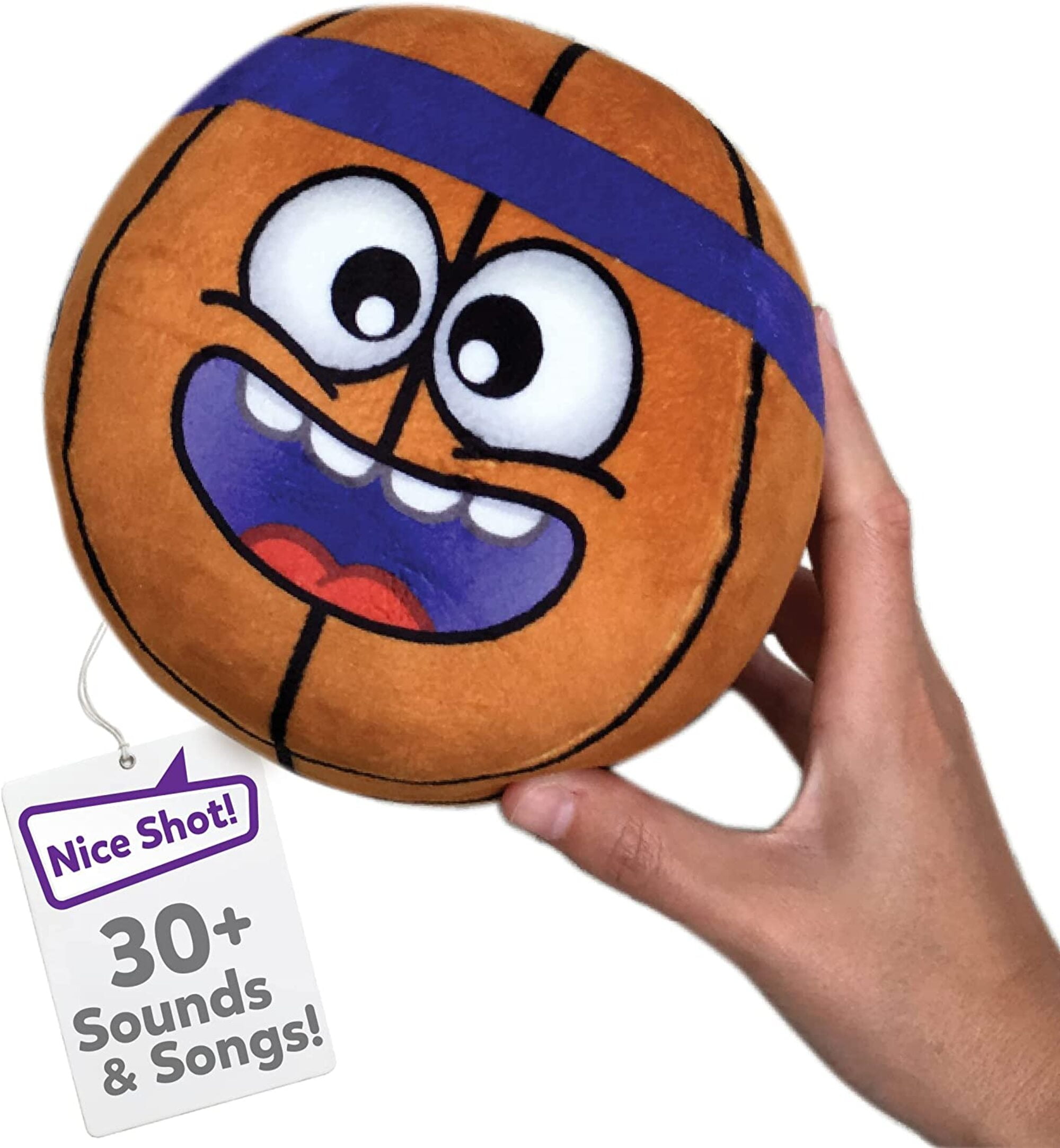 Move2Play Toy Plush Basketball with Music and Sound Effects, Sports ...