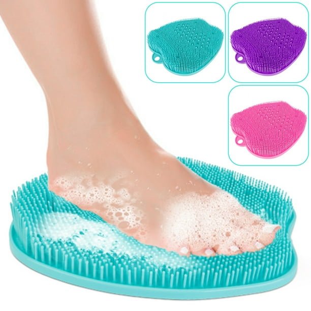 iMountek Shower Foot Scrubber Foot Massager Exfoliation Cleaner Mat