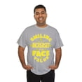 thumbnail image 5 of DJH Apparel | Smiling Increases Your Face Value Inspirational Unisex Tshirt, 5 of 6