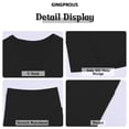 thumbnail image 3 of Gingprous 2 Piece Lounge Set for Women Oversized Tshirts with Shorts Casual Tops V Neck Summer Outfits, 3 of 10