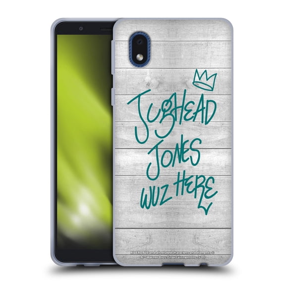 Head Case Designs Officially Licensed Riverdale Jughead Jones Jughead Wuz Here Wood Soft Gel Case Compatible with Samsung Galaxy A01 Core (2020)