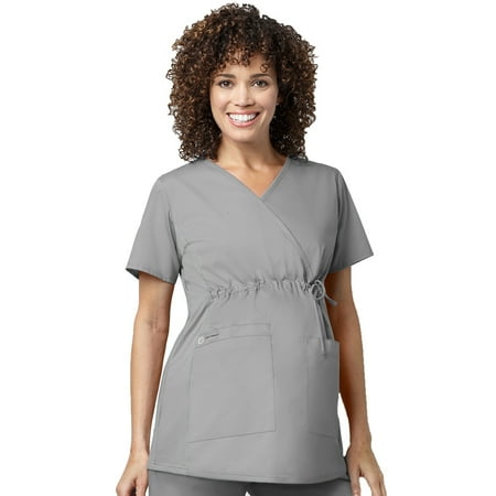 

WonderWORK Women s Maternity Solid Scrub Top