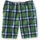 thumbnail image 1 of Aeropostale Mens Longer Long Plaid Casual Chino Shorts, Verde, 28 Aeropostale chino, 1 of 1