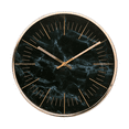 thumbnail image 1 of Reloj de pared impermeable redondo retro interior/exterior con termómetro, reloj de pared de cuarzo decoración del hogar/patio, 1 of 5