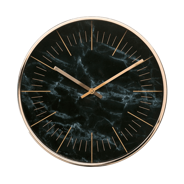 Reloj de pared impermeable redondo Retro para interiores/exteriores con termómetro, reloj de pared de cuarzo, decoración para el hogar/patio Vhermosa CPB-US-YYM57-3