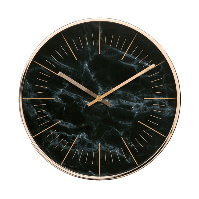 Indoor/Outdoor Retro Round Waterproof Wall Clock with Thermometer, Quartz Wall Clock Home/Patio Decor